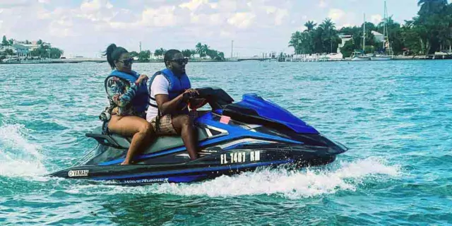 Action-packed jet ski excursion along Miami's scenic shores